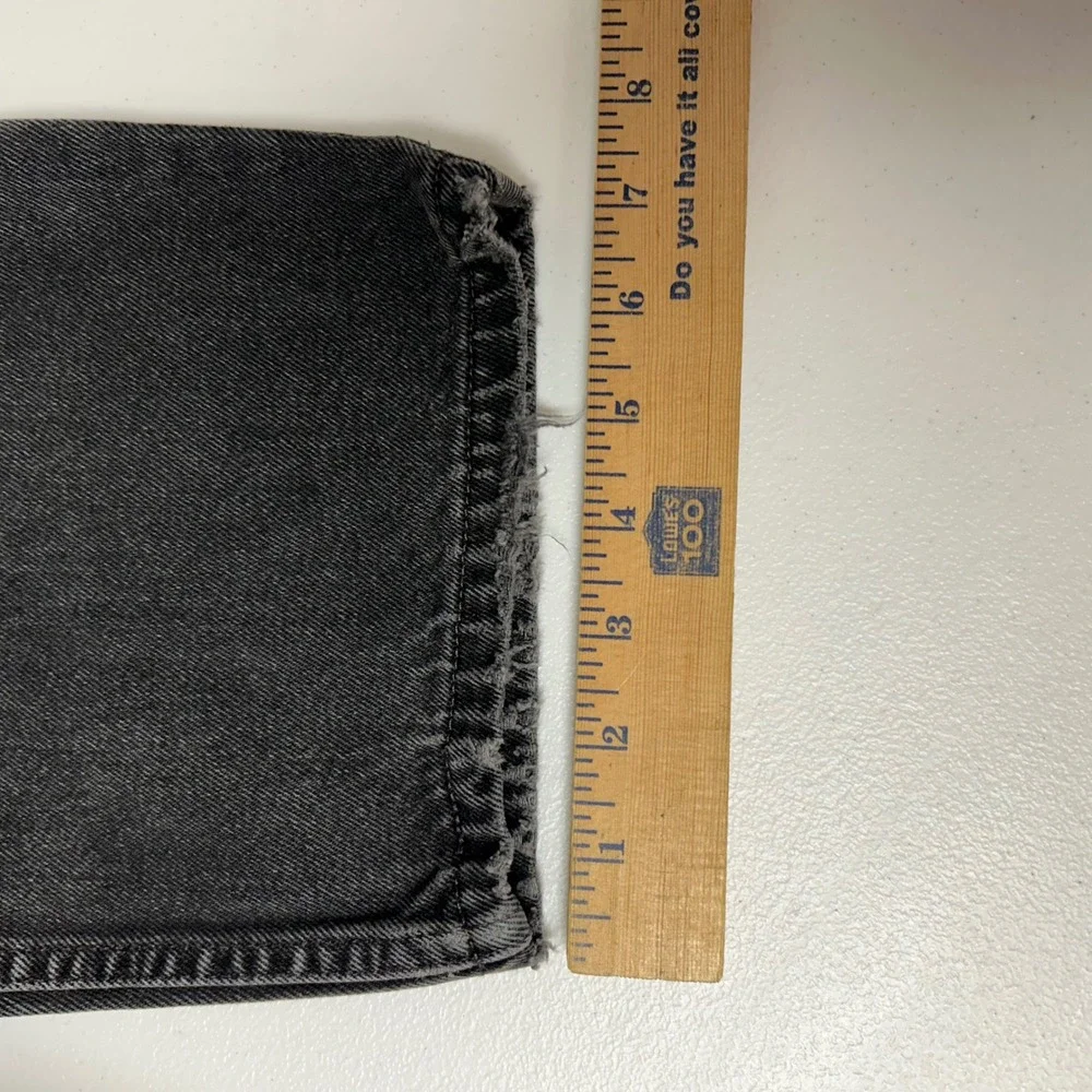 VTG Levi's 550 Relaxed Fit Jeans Mens 38x32 (Fit 36x30) Faded Black Tapered Leg